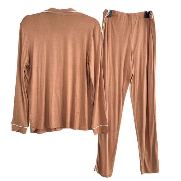 Hale Bob $120 Womens Brown Pajama Set Small NEW - Picture 2 of 3